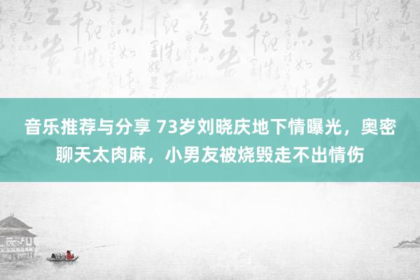 音乐推荐与分享 73岁刘晓庆地下情曝光，奥密聊天太肉麻，小男友被烧毁走不出情伤